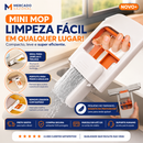 Mini mop Absorvente Portátil para Pia e Bancada - Rodo Esponja de Limpeza Rápida com Auto-Torção